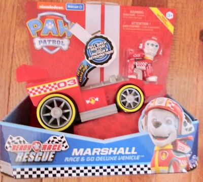 PAW  PATROL  MARSHALL  RACE  &  GO  DELUXE  VEHICLE  (U3)