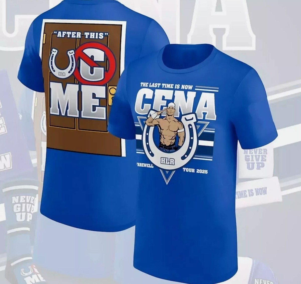 SALE John Cena Farewell Tour 2025 Indianapolis T-Shirt Royal Blue
