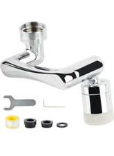 Universal 1080  Rotating Faucet Extender Aerator, 2units, 1080 Large-Angle...