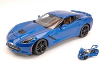Maisto 1/18 Corvette Stingray Z51 2014 Blau Statisches Modell Diecast