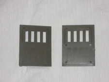 G scale two Delton baggage / RPO  four panel doors Pullman Green