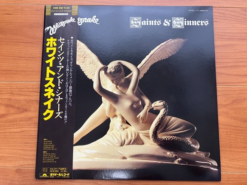 Whitesnake Saints & Sinners Vinyl Record LP With Obi Japan - Picture 2 of 11