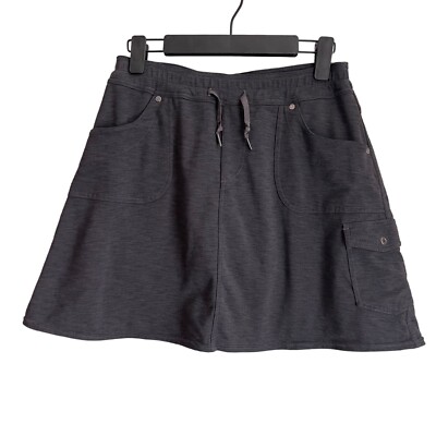Kuhl Womens Mova Skort Size Small Dark Gray Mini Skirt Shorts Supersoft Stretch