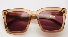 RETROSUPERFUTURE SUNGLASSES HANDMADE ITALY CREAM FUSHIA LENSES QD0/3/S8/T 145