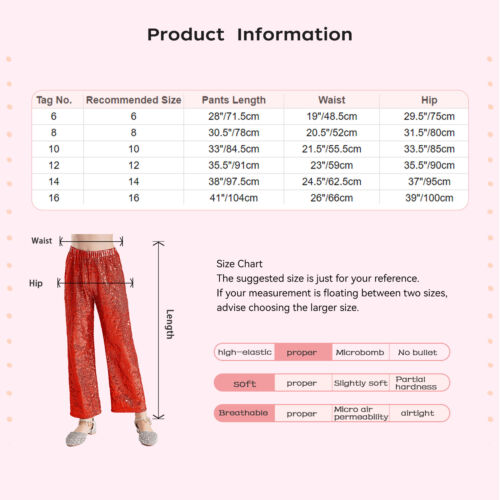 Kids Girls Dance Performance Trousers Sparkle Pants Sequins Streetwear Loose - Picture 13 of 81