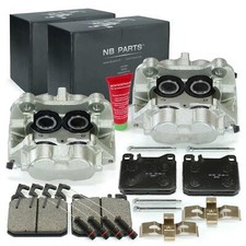 Bremssättel 40mm Bremsbeläge Sensoren vorne für Mercedes-Benz SL R107 Coupe C107