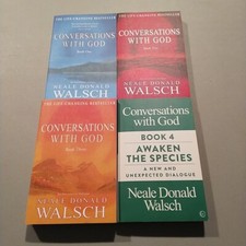 Conversations with God Neale Donald Walsch 4 Book Collection Set SC- Excellent