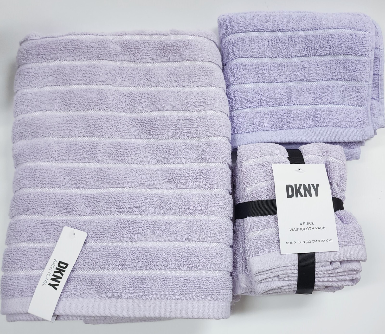 dkny waffle towels
