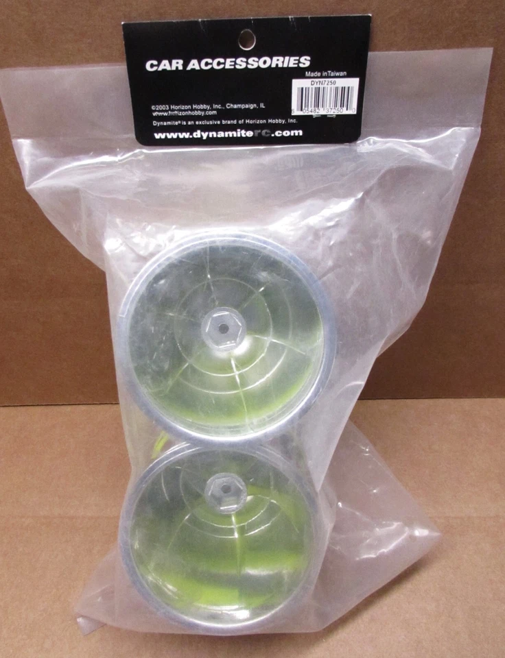 NEW discontinued Dynamite 3.5 Dish Wheel Chrome LST T/E Maxx Savage 14mm DYN7250 - Image 2 of 2