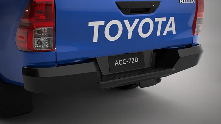 Genuine Toyota Heavy Duty Rear Bumper for Hilux SR Workmate Extra Double Cab