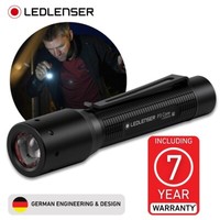 Ledlenser LED Torch Camping Mini Flashlight, x1 AAA Battery, Focusable, P3 Core