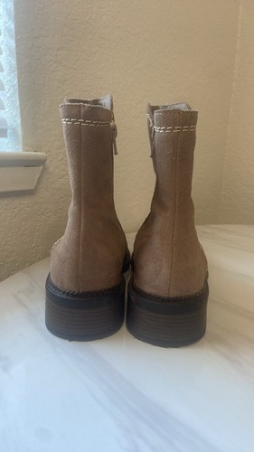 Clarks, Maye Damenstiefel Reißverschluss Kiesel-Wildleder Größe US Damen 7 - Bild 3 von 8