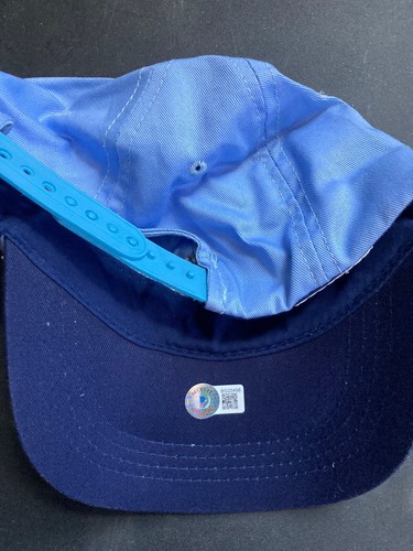 BOBBY JONES 76ERS SIGNED UNC NORTH CAROLINA TARHEELS HAT BAS BECKETT - Picture 2 of 2