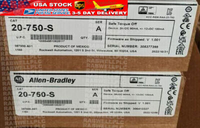 New Sealed Allen Bradley 20-750-S /A Safe Torque Off Option Module ...