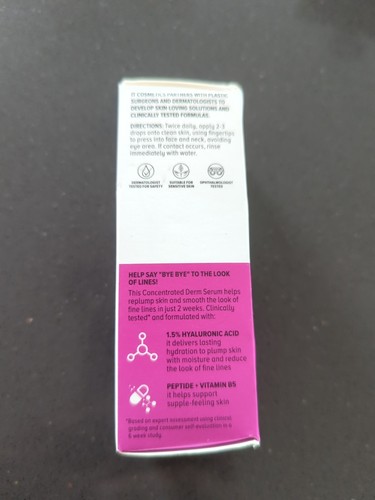 it Cosmetics Bye Bye Lines Concentrated Derma Serum 1.5% Hyaluronic Acid 1.0 oz. - Picture 2 of 3
