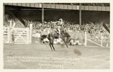 Bonnie McCarroll Rodeo Cowgirl RPPC Photo Postcard COPY