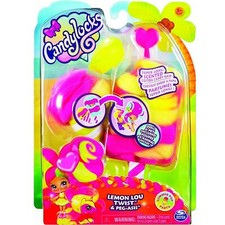Candylocks 6056831 Lemon Lou Twist Scented Collectible Doll and Pet Peg-Asis