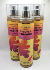 BATH AND BODY WORKS FOREVER SUNSHINE BODY MIST 8 FL OZ SET OF 3