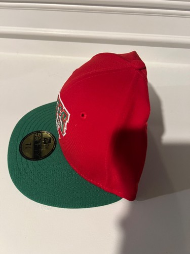 NEW ERA Pirates THREE GOLGEN DECADES Custom 59Fifty RED/GREEN NEW - Picture 4 of 7