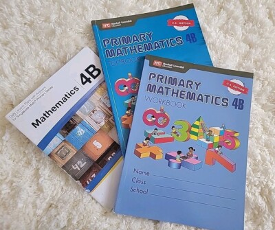  Singapore Primary Mathematics 4B Set (US Edition) *See Description* 
