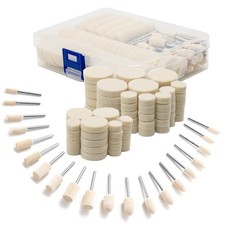 110PCS Wool Buffing Polishing Wheel for Dremel Tool Kit, Jewelry Making Tools fo
