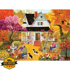 Puzzles for Adults 500 Piece,Warm Fall Sun Puzzle for Adults Seniors,Colorful...
