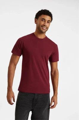 Classic T-Shirt Unisex Mens Women Plain Short Sleeve Cotton Round Neck Uneek - Image 1 of 4
