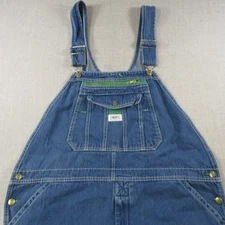 Liberty Bib Overalls Men's 45x29 "Blue Denim" Work Farm Ranch