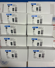 10 Pcs Eaton Brp120df 120 20a 1-pole Afcigfci Circuit Breakers 10 Pcs Eaton Brp120df 120 20a 1-pole Afcigfci Circuit Breakers