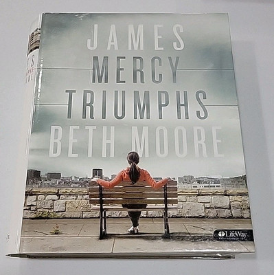 Beth Moore James Mercy Triumphs Leader Kit 6 DVDS + Leader Guide VERY GOOD