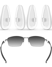 KEYTO Clear Nosepads Nose Pieces Replacements for-Oakley Contrail OO4147 Ti 6050