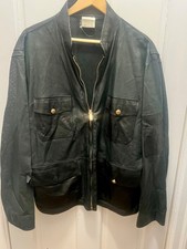 Versace 2000s Mens Perforated Leather jacket ...