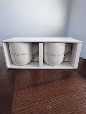 Hallmark Lucky Me and Lucky You Mugs, Set of 2