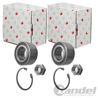 2X NK RADLAGER-SATZ Vorne Passend FÜR CitroËN Saxo Xsara Peugeot 106 306