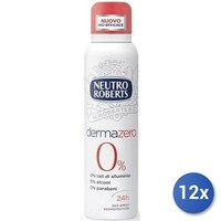 12X Bundle Roberts Deodorant Spray 150 Ml Derma Zero