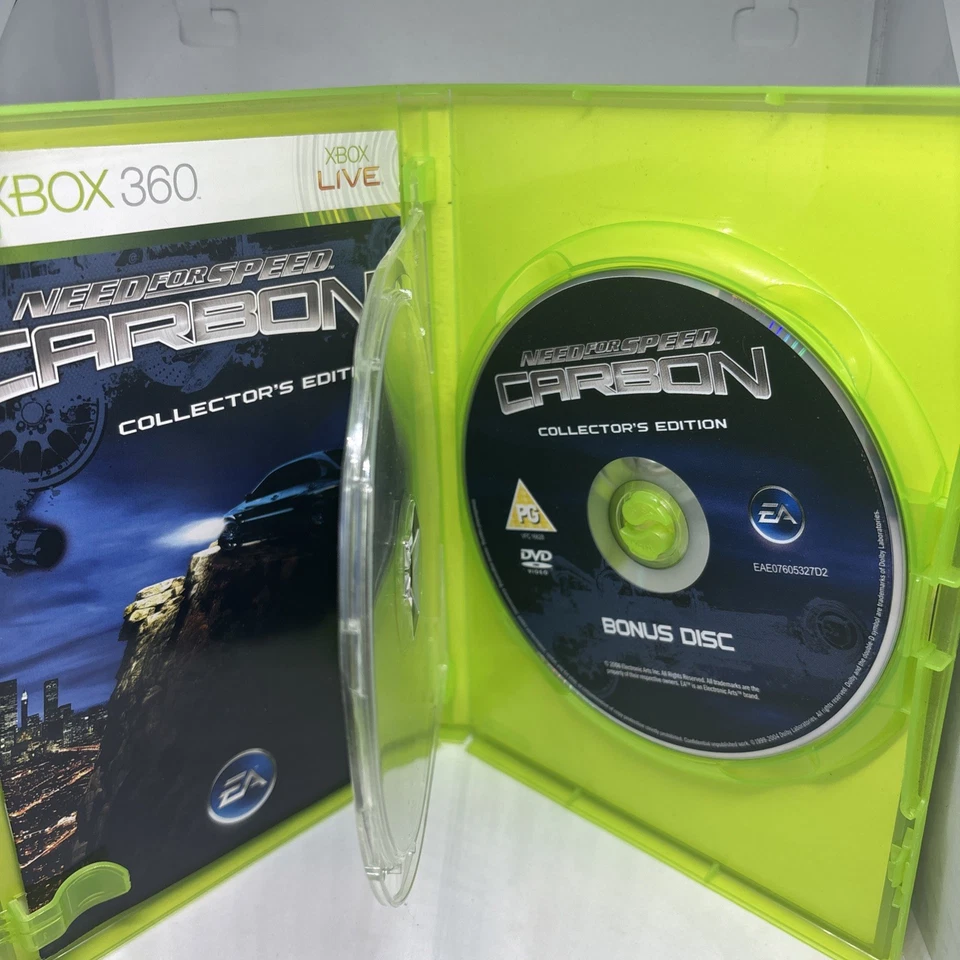 Need for Speed Carbon Collectors Edition (Xbox 360) CIB Complete w/ Bonus Disc - Image 4 of 4