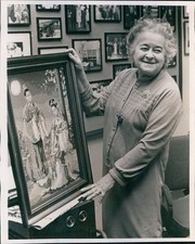 1979 Freda Riley Chinese Needlepoint Tapestry Chet Skreen Author 8X10 Photo