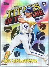 Jac Caglianone 2026 Topps #TOG-12 Titans of the Game