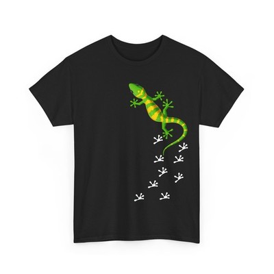 Reptile Footprint Shirt, Lizard Lovers Gecko Keeper Women Men T-Shirt