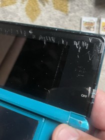 Nintendo 3DS Handheld System - Aqua Blue With Game, PLEASE READ DESCRIPTION