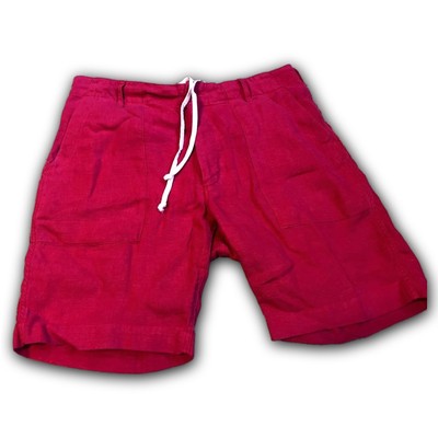 Engineered Garments Leinenshorts rot hergestellt in den USA Größe M (44 cm Ta...