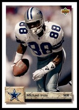 Michael Irvin #345 1992 Upper Deck