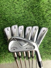 Juego de hierro forjado Callaway 2025 X Max 4-PW AMT Tour blanco X100 X acero rígido