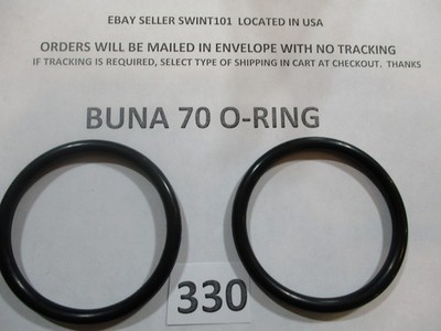 330 O-ring 2-1/8'' ID x 2-1/2'' OD x 3/16'' thick. Buna-70.  Quan 2