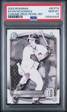2025 Bowman - Kevin McGonigle #BCP-79 Pearl Refractor *Pop 2*