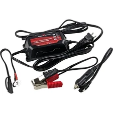 Yuasa 1.2A 12V Automatic Battery Charger Maintainer for Motorcycle ATV UTV