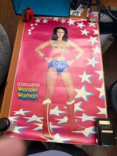 Original 1977 Lynda Carter As Wonder Woman 33 x 21.5  Poster