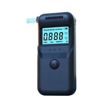 Breath Alcohol Tester Digital LCD Semiconductor Detector Removable Nozzles