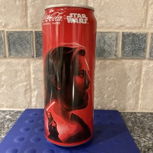 Rare 16oz Coca Cola Star Wars Obi Wan Kenobi Soda Can From Japan Sold In U.S.!!!