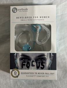 Yurbuds Inspire 100 Cuffie Sportive Con Gancio - Blu, Resistenti Al Sudore, Jack 3.5mm - Foto 4